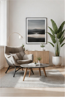 Elegant, bright sitting room